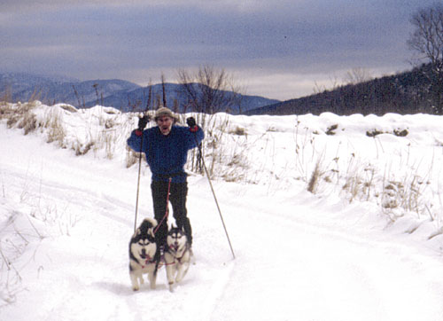 Heading back "home" after a run.